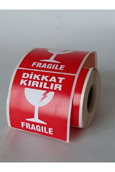 Empressco Fragile Warning Label (500 Rolls) - Necessary Tools and Equipment f...