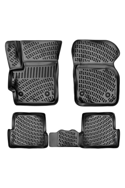 DELUXETUNING Set covorase auto cauciuc Mazda 3 I 2003-2009 forma tavita