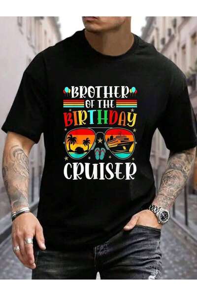 Astogria13 100% Cotton Brother Of The Birthday Cruiser Sunglasses Cruise Men'...
