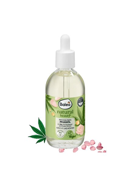 BALEA Natural Beauty Organic Oil for Face and Body, 100 ml