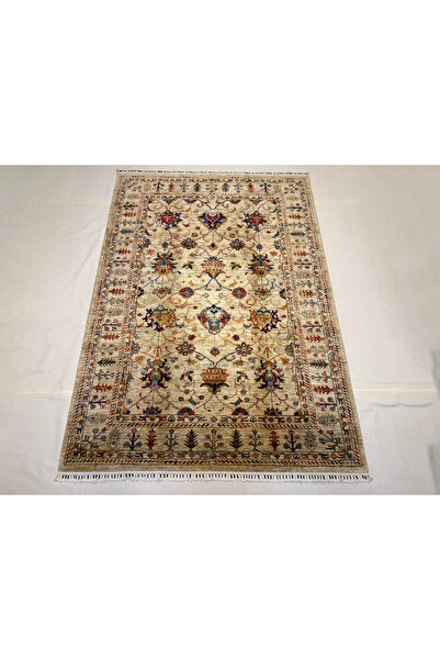 Afgan Halı El Dokuma 4 Metre Sultanı Model 100% Yün Kök Boya Elsanat Eserı