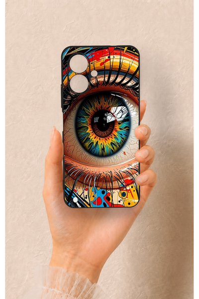 Vip Case Tecno Spark Go 2 Compatible Colorful Eye-Pop Pattern Silicone Case