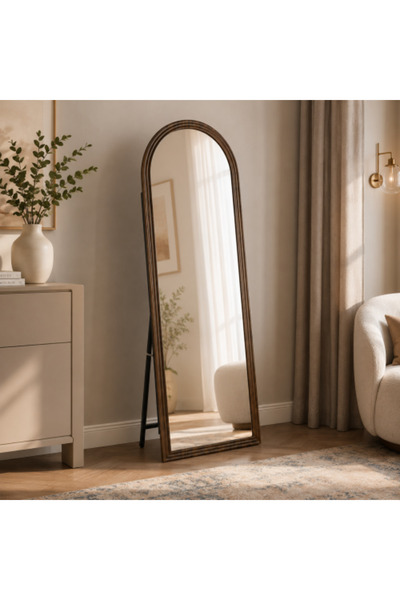 on home Mirrors Stand Mirror 60x170 Brown # Wooden Frame Stand Mirror