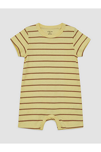 LC Waikiki Zero Roba Collar Striped Short Sleeve Baby Boy Romper from Uzg Sto...