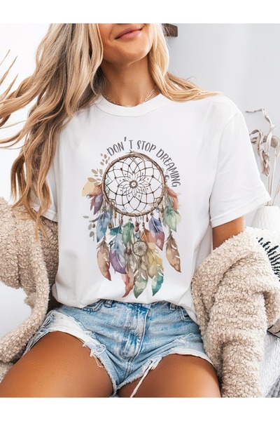 puolikuu Unisex Comfortable Fit Tshrit Printed Tshirt