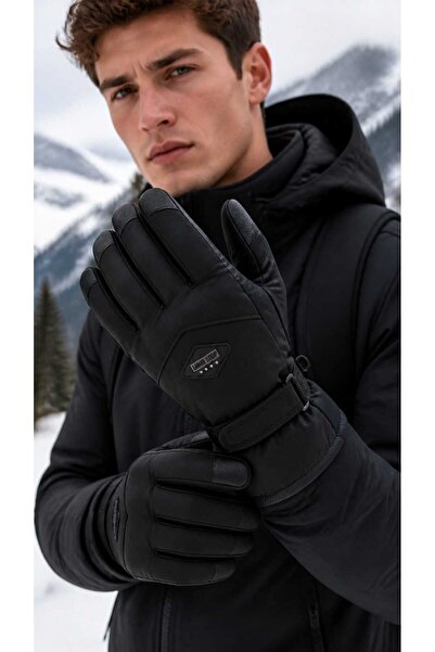 Aware Time Men's Inflatable Snow Ski Gloves