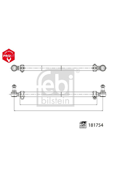 FEBI BILSTEIN Bara Directie Axa Fata Dreapta Daf Cf/Xf 105/Xf 2 2005-2021
