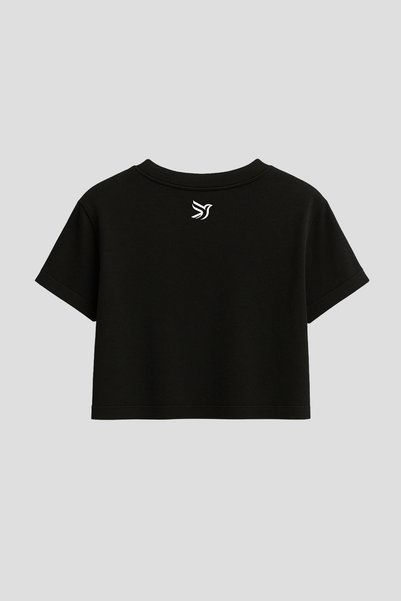 FANA Manifest Printed Women's Semi Crop T-Shirt Oversized Cotton Y2K Aesthetic Short Sleeve Summer T-Shirt