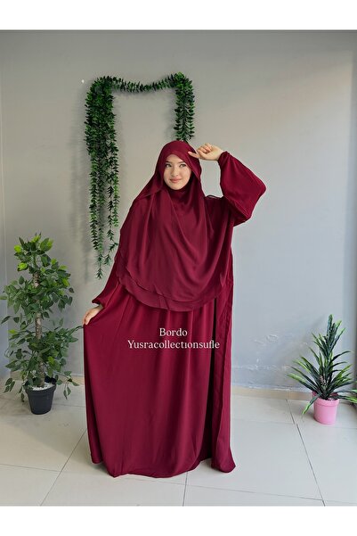 Yüsra Collection فستان بنفسجي وسولفيه شادوسي من مينيكولي، طقم من قطعتين