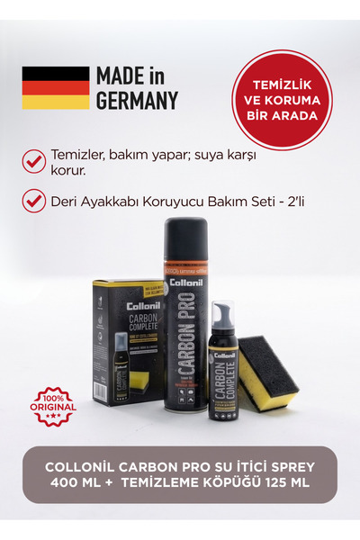 Tuna Collonil Carbon Pro Su İtici Ayakkabı Spreyi 400 ml ve Carbon Complete T...