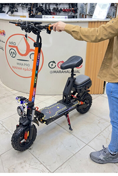 Genenic سكوتر كهربائي للكبار M5 Pro الأصلي 1200 واط 48 فولت - يتحمل 150 كجم و...