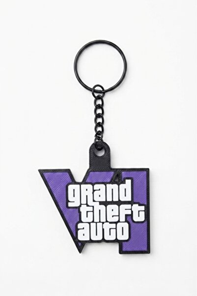 3D Brothers GTA Inspired Keychain