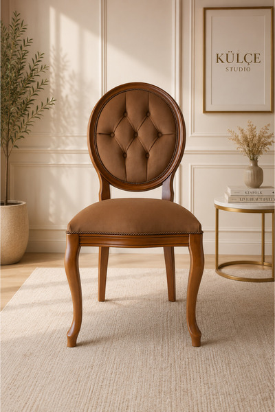Külçe Studio Royal Ahşap Yemek Sandalyesi