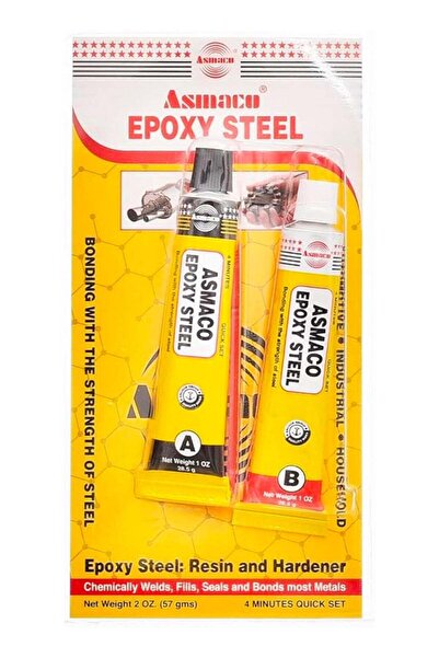 Asmaco Epoxy Steel, Resin And Hardener With Perfect Design, Premium And Long ...