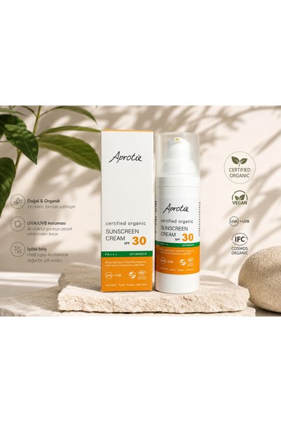 Aprotie SPF 30 Organik Güneş Koruyucu Krem
