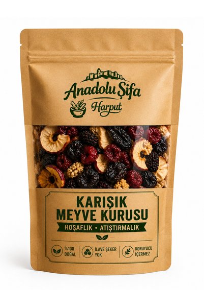 Anadolu Şifa Harput مزيج من الفواكه المجففة 1 كجم (فواكه مجففة متنوعة) |   وج...