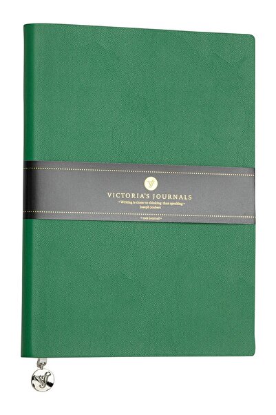 MTKardeşler دفتر ملاحظات فيكتوريا جورنالز سمتھ كلاسيك بغلاف مرن مخطط، 14.8×21...