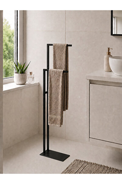 bL CONCEPT Uzun İki Kollu Havluluk Kağıt Havluluk Lotus Havluluk Banyo Düzenl...