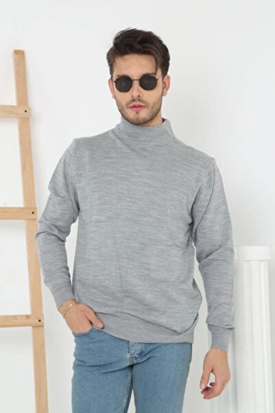 Mariposa Secret Men's Half-Throat Knitwear Sweater Soft Texture Cotton Thin W...