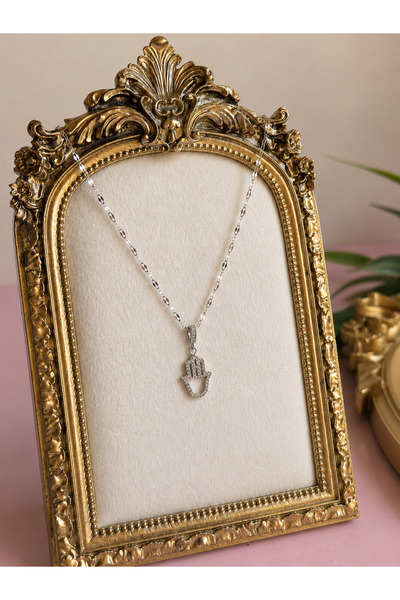 FLAWSOME JEWELRY STORE Fatma Ananın Eli Çelik Zirkon Taşlı Minimal Kararmaz K...
