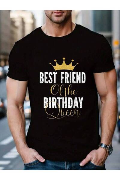 NOURAM 100% Cotton Best Friend Of The Birthday Queen Women Party Gift For Her...