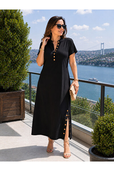 Kokosh moda Eleganță atemporală - Rochie de vară midi modal pentru femei, cu ...