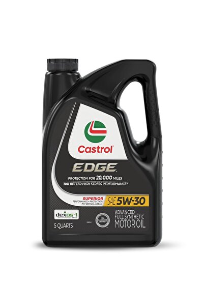 CASTROL EDGE 5W-30 напълно синтетично двигателно масло, 4.73 л - произведено ...