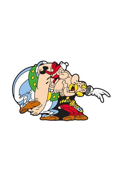 Plastoy Magnet de frigider Asterix Asterix și Obelix Râzând 6 cm