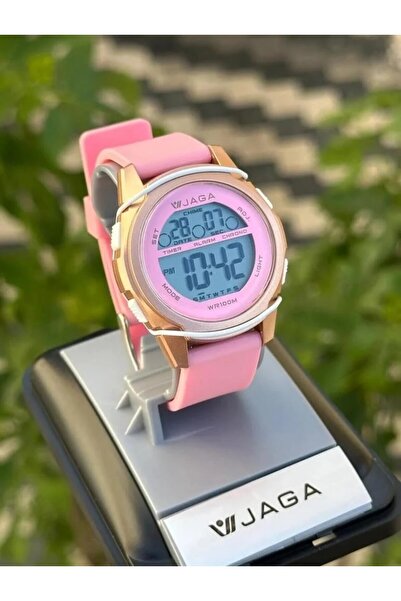 Jaga Digital Girls' Silicone Wristwatch