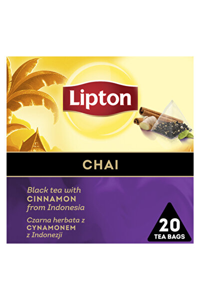 Lipton ΜΑΥΡΟ ΤΣΑΙ ΠΥΡΑΜΙΔΑ (20x1,7gr) - (CHAI)