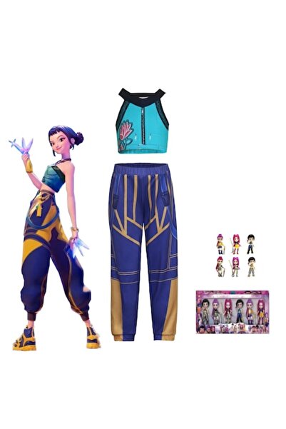 Funny Party Shop Set de costume și 6 figurine, 10 cm, KPop Demon Hunters, Zoe...