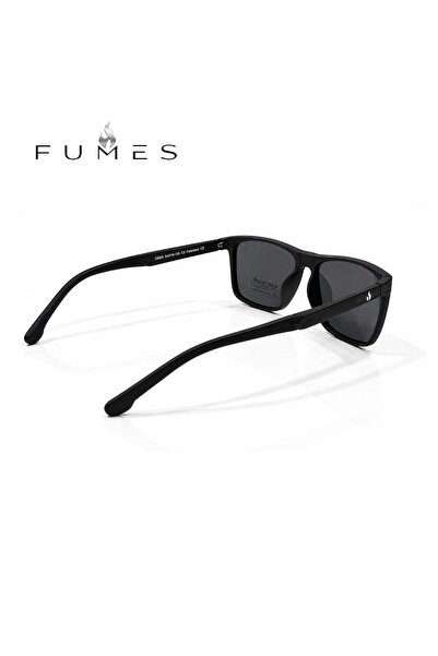 Fumes Falcon Polarized Sport Sunglasses for Men & Women | Matte Black Frame w...
