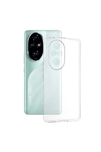 Techsuit Husă pentru Honor 200 Pro, din silicon transparent, transparentă - t...