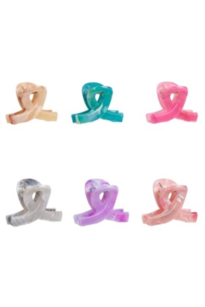 ivokid Set de agrafe de păr din marmură în culori diferite pentru femei 4cm -...