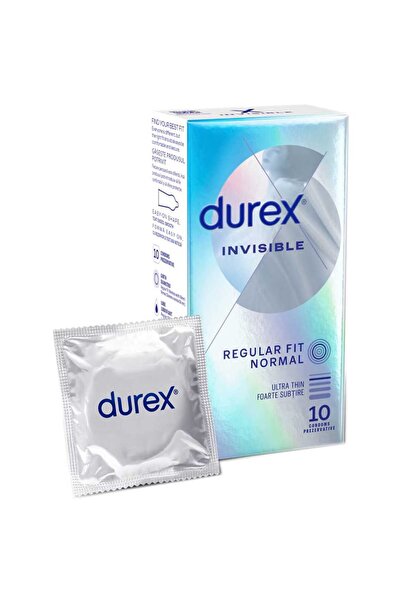 Durex Prezervative invizibile normale, 10 bucăți