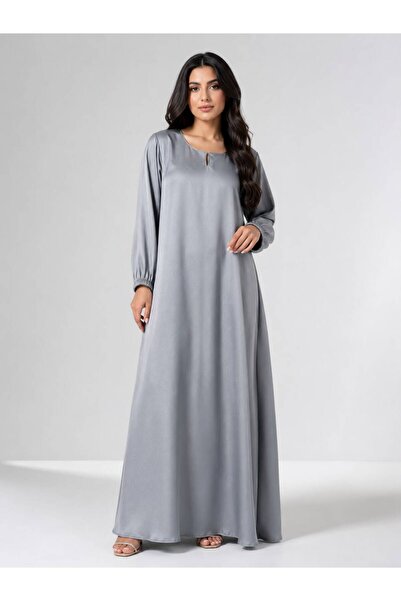 Ophelia Lumi Shine Maxi Dress – Elegant Modest Long Sleeve Dress