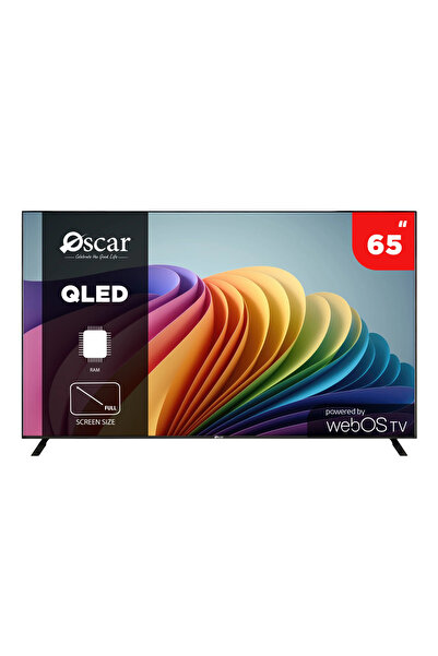 Oscar 65-inch QLED 4K TV – WebOS System – OS65QLEDWP