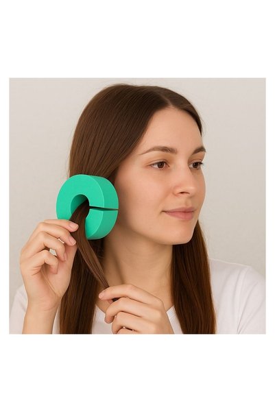 Omnia Accesoriu pentru bucle fără căldură, model bucle, fără căldură, verde, ...