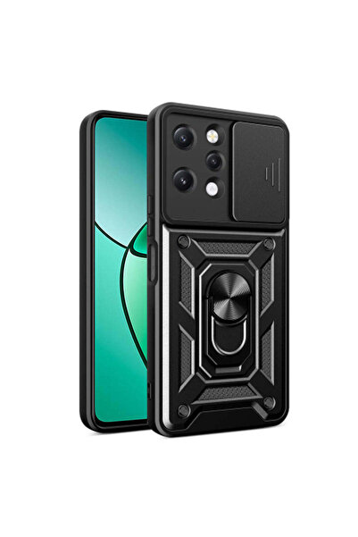 Techsuit Case for Xiaomi Redmi 12 4G, CamShield Series, blue - black