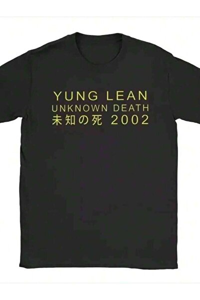 9JY تي شيرت Yung Lean Unknown Death 2002 Album Tour تي شيرت رجالي عصري غير رس...