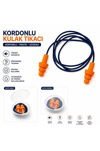 Ipli Kutulu Kulak Tıkacı 3 Adet