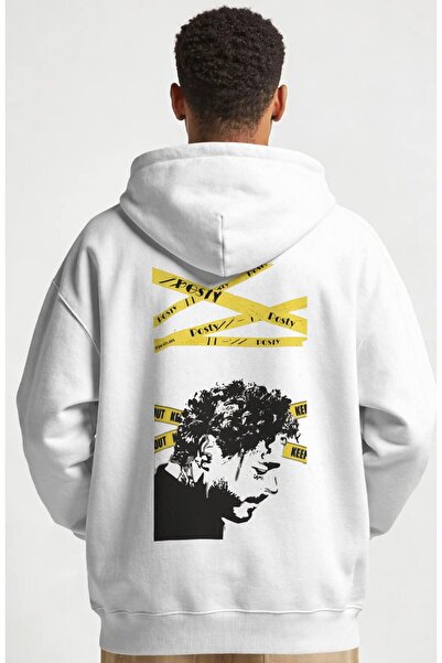 SEVBANO Post Malone reper pevač majica sa zadnjim printom unisex oversize od ...