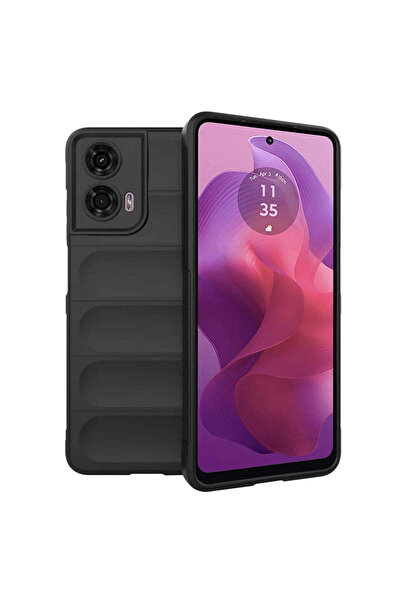 Techsuit Husă pentru Motorola Moto G04, Magic Shield, negru - negru
