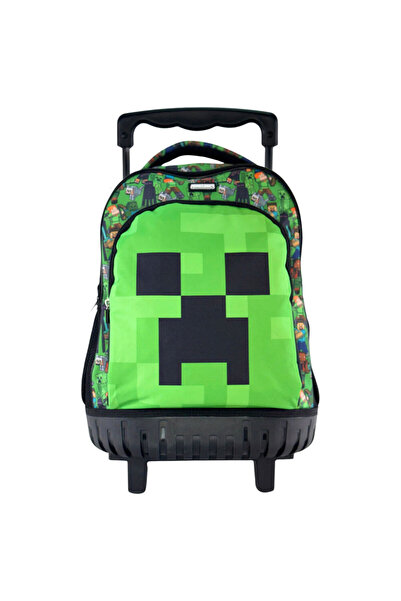 MINECRAFT Face rucsac școlar premium cu roți, geantă 44 cm
