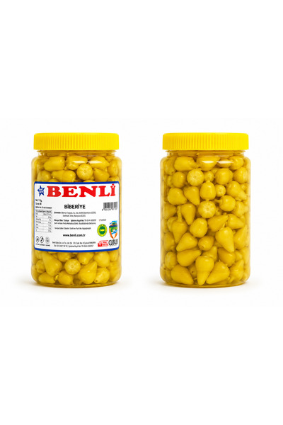 1 KG ÇUBUK BİBERİYE (Orta Acılı) TURŞUSU