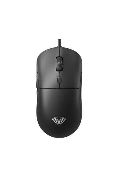 Aula S35 7200 DPI RGB Efektli Makrolu USB Kablolu Gaming Oyuncu Mouse Siyah