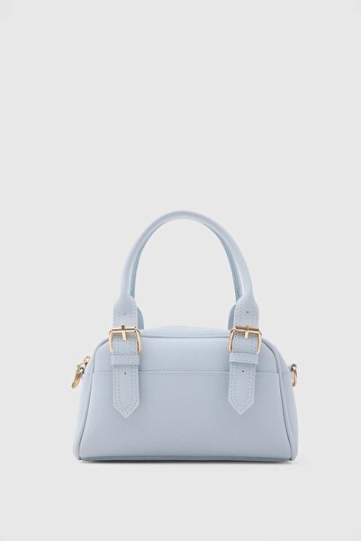 Shule Bags Saffiano Adjustable Hand and Crossbody Bag Baby Blue