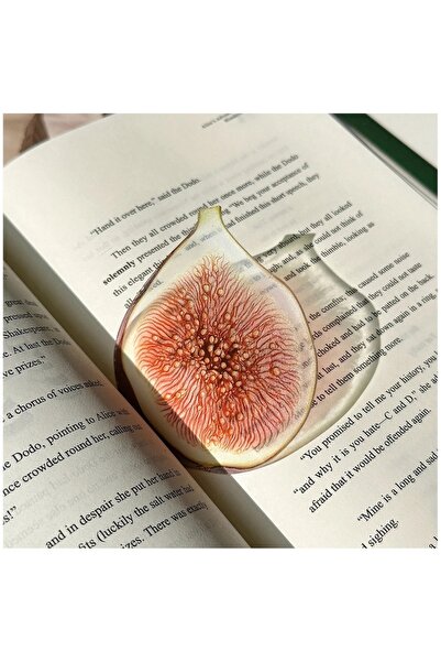 Choice4 Fig bookmark Delicate Transparent Acrylic Bookmark Reading Mark Stude...