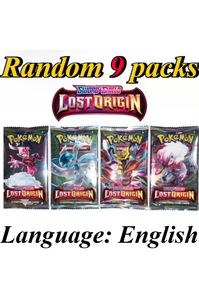 Choice1 Bandai LOST Origin 9 Packs Pokémon Card Packs Bright Stars Prismatic ...