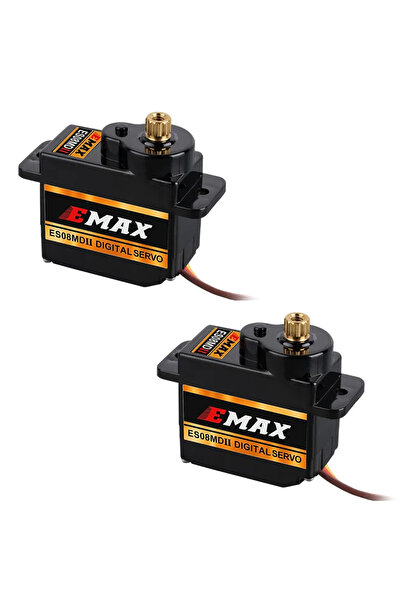 Choice1 ES08MD II-2PCS EMAX ES08MD II سيرفو رقمي معدني صغير 13 جرام لطائرة RC...